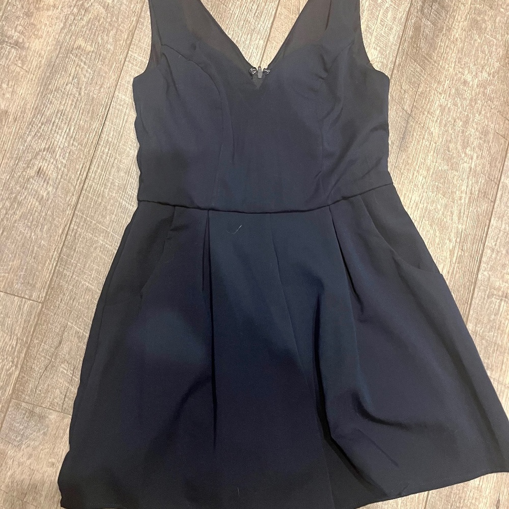 Navy Blue Romper